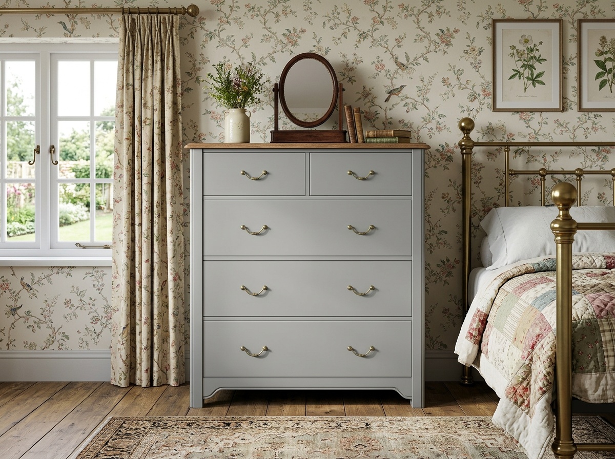 купить Комод "Оливия (Olivia)" на пять ящиков арт GA2005/7040