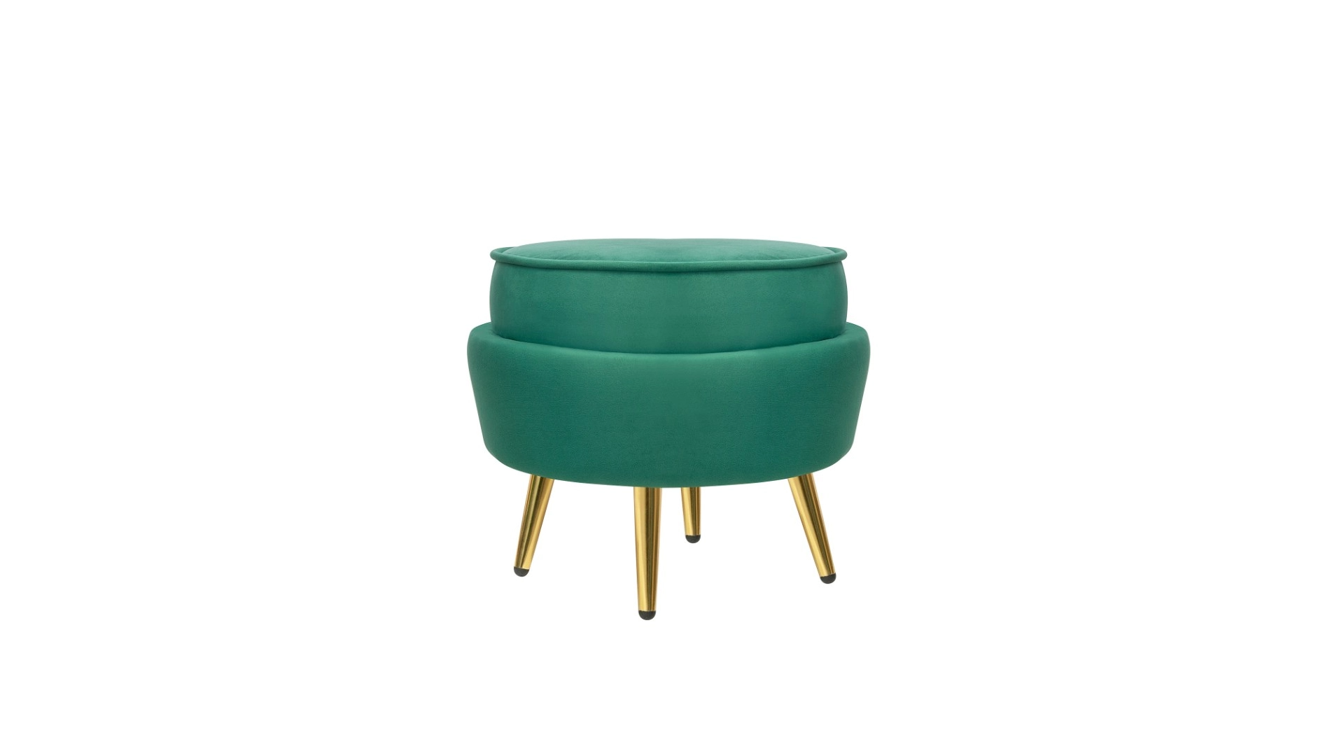 фото Кресло с пуфом ракушка Pearl Green V2 в интерьере