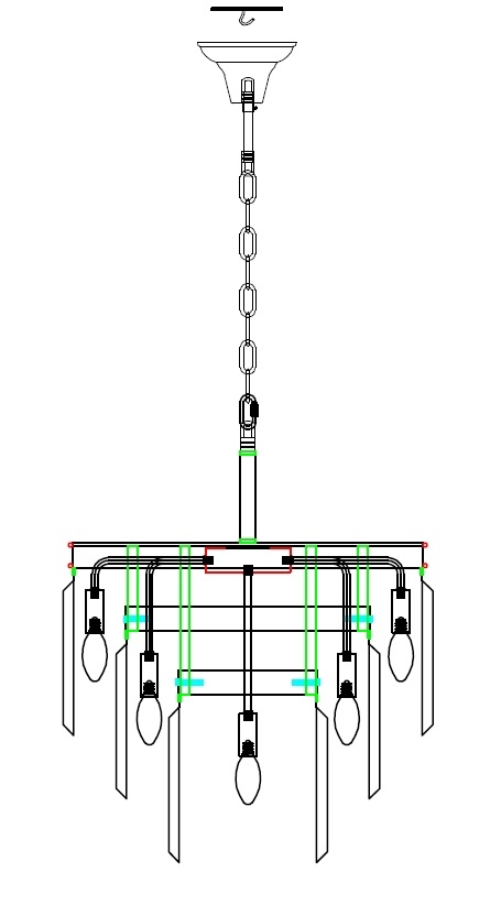 Люстра Odeon 3 Rings Silver в интернет-магазине
