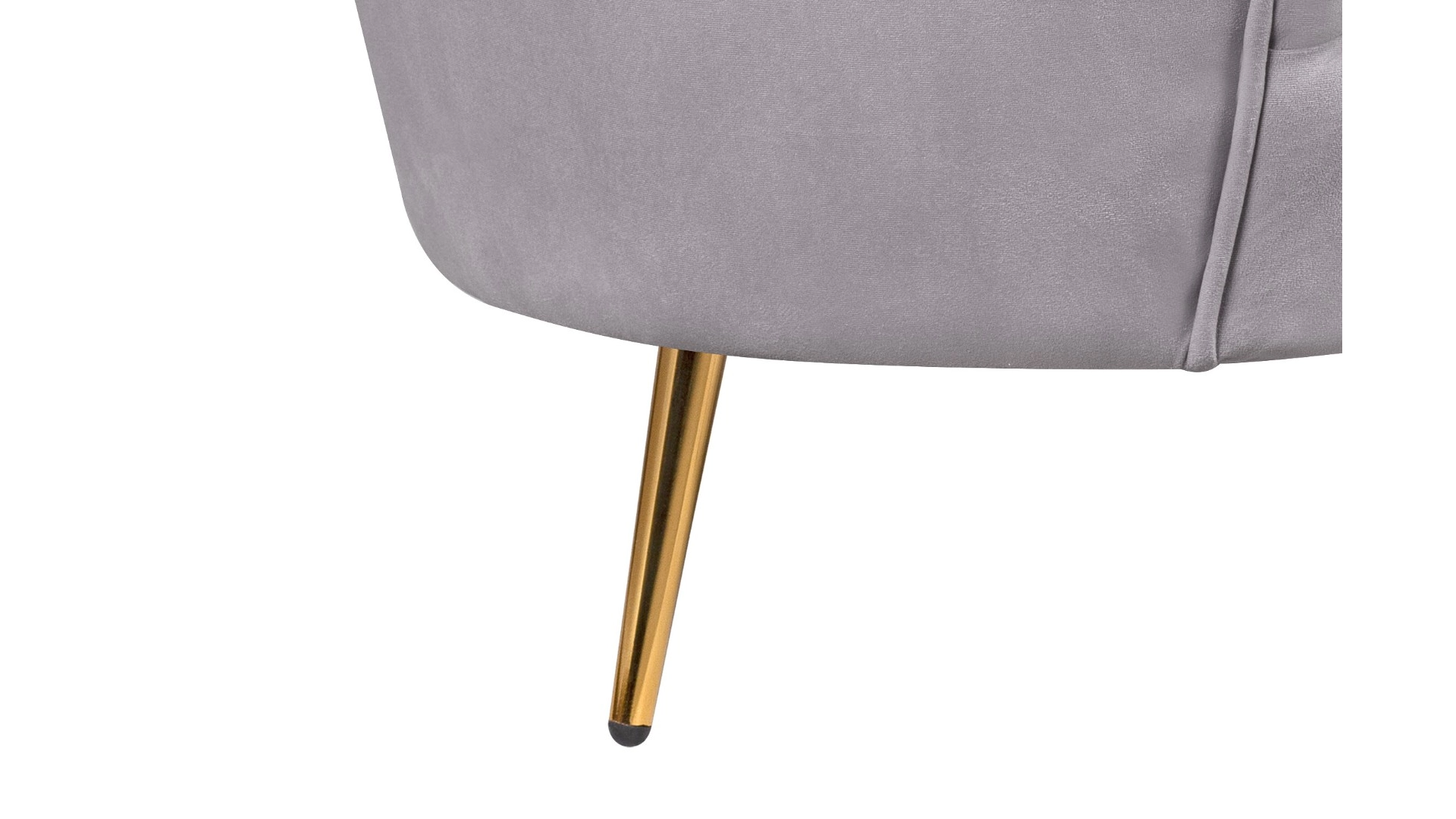 Комплект кресел и дивана ракушка Pearl Double Grey в интерьере