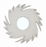 Зеркало Tornado White