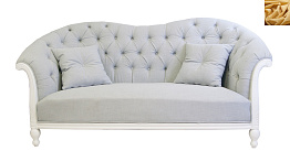 Французский диван Velina цвет желтый