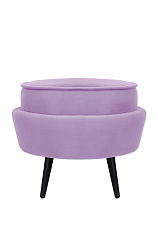 Пуф Pearl Adorn Purple на черных ножках