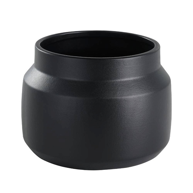 428145 Кашпо PARKENT, H155 глина, черный в Краснодаре 428145 Кашпо PARKENT, H155 глина, черный