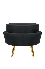 Пуф Pearl Adorn Black в Краснодаре