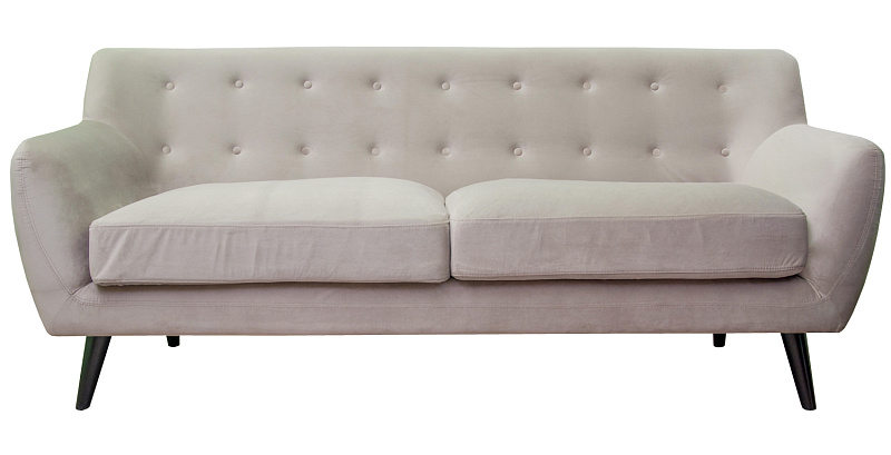 Диван с мягкими подлокотниками Albert 3 цвет бежевый в Краснодаре Диван с мягкими подлокотниками Albert 3 цвет бежевый