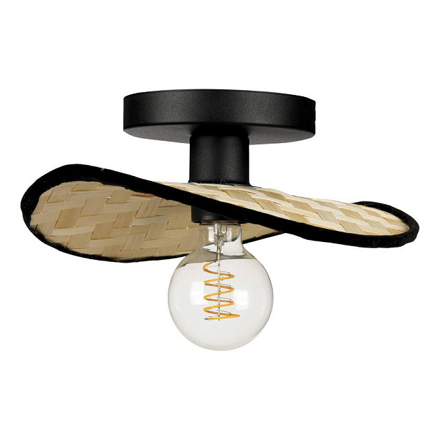 44045 Бра MARYWELL, 1x40W(E27), сталь, черн/дерево(бамбук), коричн в Краснодаре 44045 Бра MARYWELL, 1x40W(E27), сталь, черн/дерево(бамбук), коричн