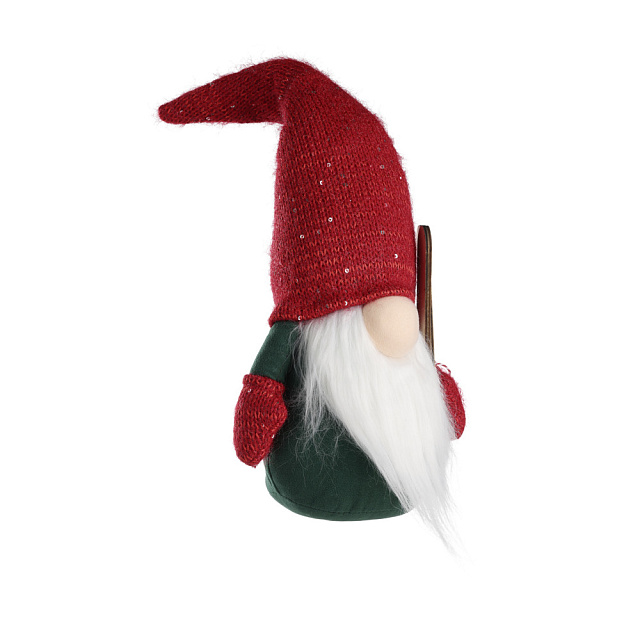 427719 Декоративный гном IKARA, 130х130х450, красный, зеленый в Краснодаре 427719 Декоративный гном IKARA, 130х130х450, красный, зеленый