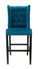 Дизайнерский барный стул Skipton Blue Velvet в Краснодаре