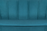 Диван для гостиниц Pearl Triple Marine Velvet на черных ножках №4