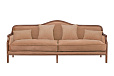 Диван с высокой спинкой для гостиниц Madesta Brown