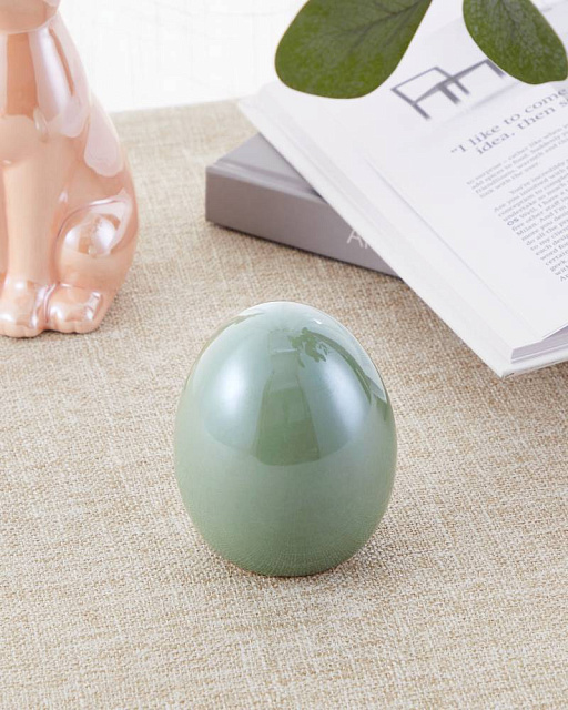 427992 Фигурка Яйцо YAYPAN, ?68, H86, керамика, мятно-зеленый в Краснодаре 427992 Фигурка Яйцо YAYPAN, ?68, H86, керамика, мятно-зеленый