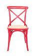 Стул ретро Cross Back Red №0