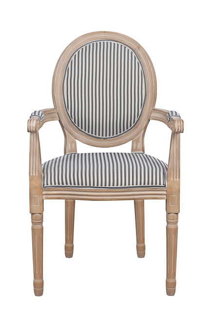 Мягкий стул с подлокотниками Volker Arm Black Pinstripe в Краснодаре Мягкий стул с подлокотниками Volker Arm Black Pinstripe