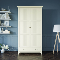 Бежeвый двухстворчатый шкаф "Olivia" арт GA2004C