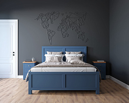 Кровать двуспальная "Jules Verne" 160*200 арт JV16ETGB