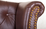 Кожаный дизайнерский диван лофт Royal Sofa Brown №6