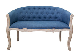 Дизайнерский двухместный диван Kandy Double Blue цвет голубой