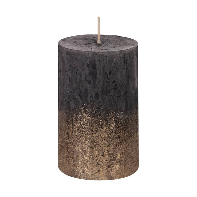 422584 Свеча парафиновая GLENBARR, H110 парафин, черный, золотой металл,ик в Краснодаре 422584 Свеча парафиновая GLENBARR, H110 парафин, черный, золотой металл,ик