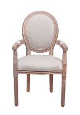 Мягкий стул с подлокотниками Volker Arm Beige V2 в Краснодаре
