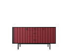 Комод две дверки и три ящика "Emerson" арт EM08/red/L №0