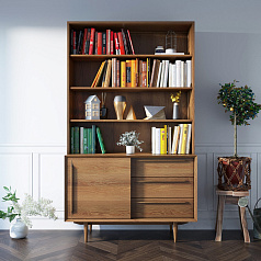 Стеллаж "Bruni" с дверками арт BR-01