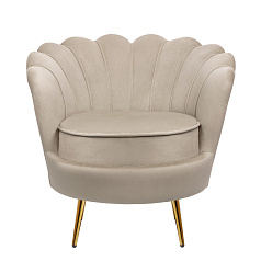 Низкое кресло ракушка Pearl Taupe в Краснодаре