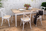 Стул Cross Back White №5