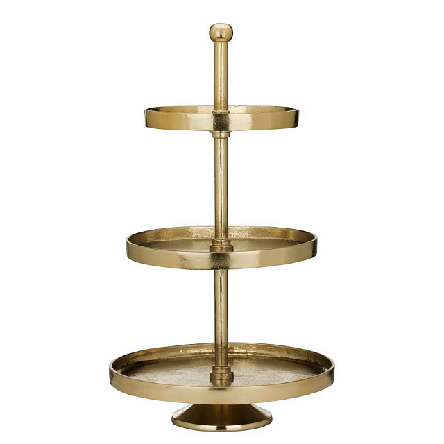 427646 Блюдо-этажерка декоративное BABIRIK H510 алюминий, золотой в Краснодаре 427646 Блюдо-этажерка декоративное BABIRIK H510 алюминий, золотой