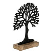 427564 Фигурка дерево KEMAMAN L170, B50, H220 алюминий, дерево черный, натуральный №0