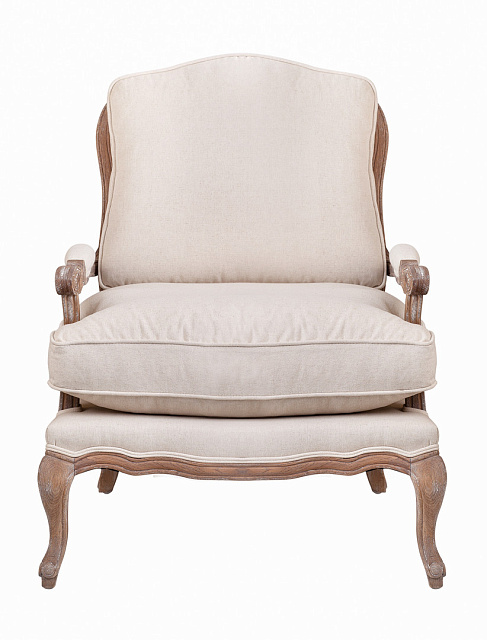 Мягкое полукресло с подлокотниками Niro Rattan Beige в Краснодаре Мягкое полукресло с подлокотниками Niro Rattan Beige