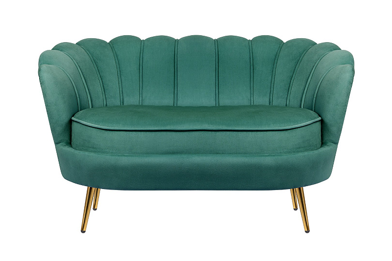 Дизайнерский двухместный диван Pearl Double Green V2