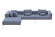 Модульный диван Benson цвет серый ширина 310 см