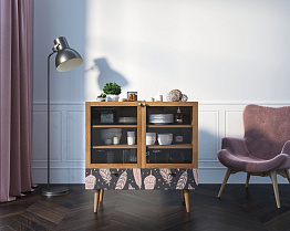 Буфет низкий "Berber" принт 40 арт BB47/Print_40