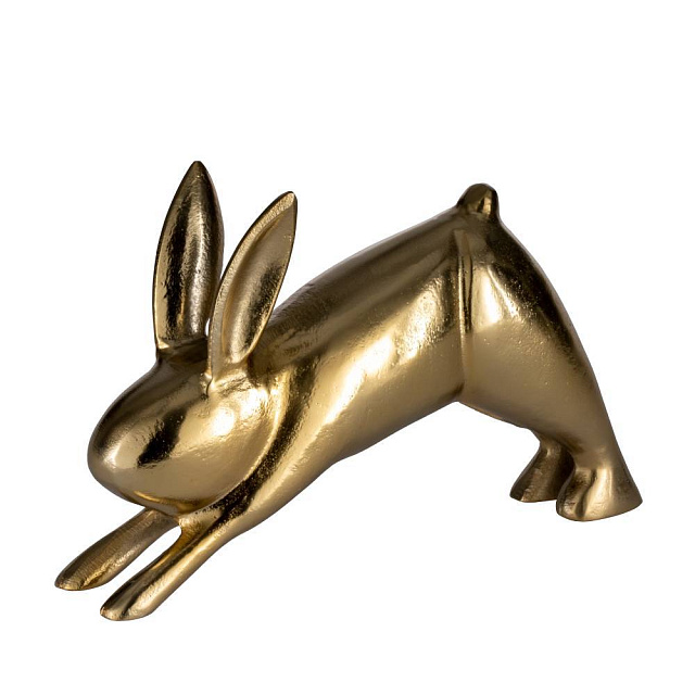 427293 Статуэтка Заяц VOHILAVA, L280, B75, H180, алюминий, золотой в Краснодаре 427293 Статуэтка Заяц VOHILAVA, L280, B75, H180, алюминий, золотой