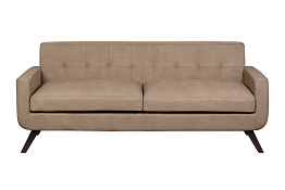 Диван скандинавский на ножках Uter коричневый