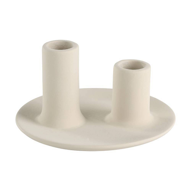 422303 Подсвечник VALAKISH, H63 глина, бежевый в Краснодаре 422303 Подсвечник VALAKISH, H63 глина, бежевый