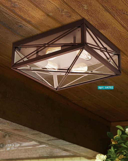 64752 Уличный настенно-потолочный светильник GAUDESI в Краснодаре 64752 Уличный настенно-потолочный светильник GAUDESI