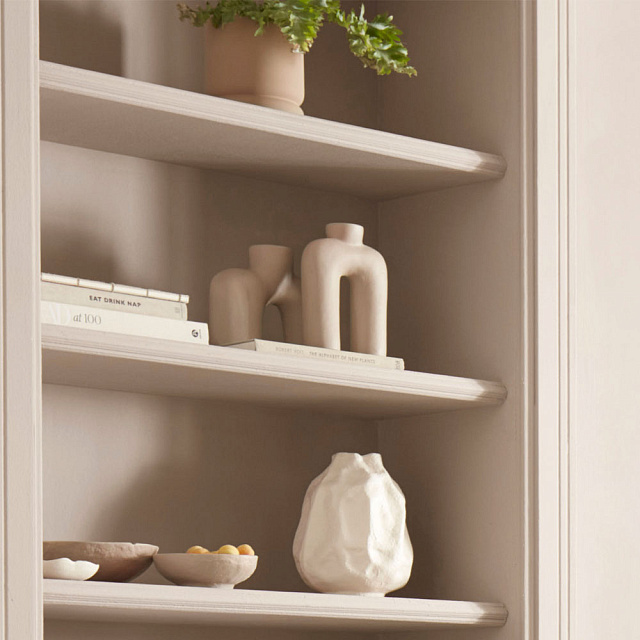 421068 Ваза декоративная SAKAI, H270, ?210, алюминий, бежевый в Краснодаре 421068 Ваза декоративная SAKAI, H270, ?210, алюминий, бежевый