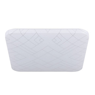 900613 Потолочный светильник RENDE, LED 19,5W, 2300lm, L380, B380, H60, сталь, белый/пластик, белый, серебряный