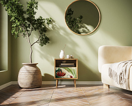 Тумбочка "Berber" с одним ящиком арт BB06/Print_55