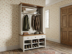 Прихожая Кантри "Жуль Верн (Jules Verne)" в сером цвете арт JV13ETGG/7035 №0