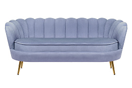 Трехместный диван ракушка для гостиниц Pearl Triple Blue в Краснодаре