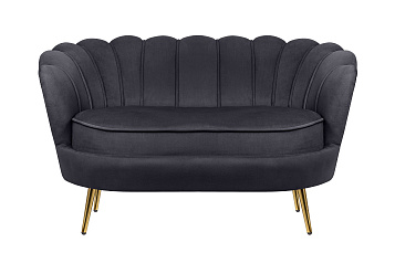 Дизайнерский двухместный диван Pearl Double Black