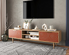 Комод "Line" с нишей низкий под TV R27/red №2