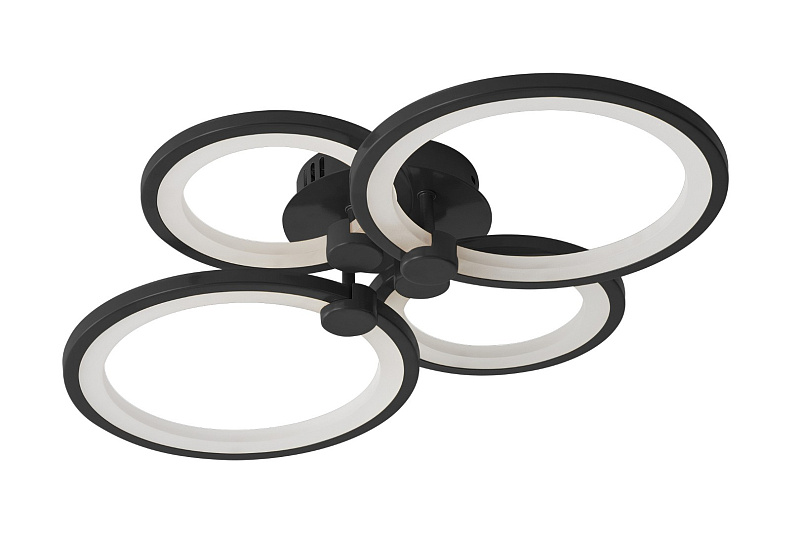 Люстра Oris 4 rings black