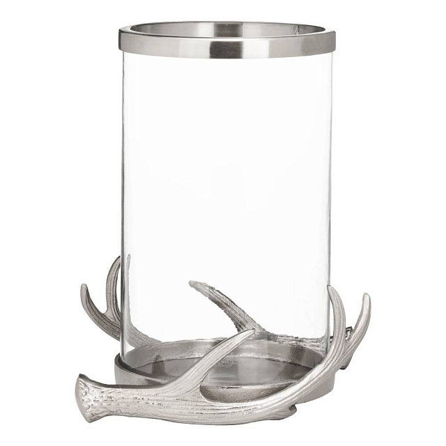 422436 Подсвечник SELISING, ?245, H260, алюминий, стекло, никель, прозрачный в Краснодаре 422436 Подсвечник SELISING, ?245, H260, алюминий, стекло, никель, прозрачный