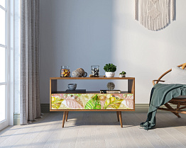 Консоль "Berber" с двумя ящиками принт 29 арт BB22/Print_29