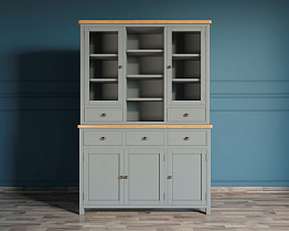 Буфет "Jules Verne" серый арт JV32ETGG