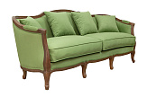 Прямой диван Darcy 3 Green №1